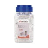 Bote con 100 Piezas de Plug Modular RJ45 / Cat 6 / Chapado en Oro a 30 Micras / Sin Blindaje / Facil Instalación / Uso Interior / Soporta Norma TIA-568B / Cumple con RoHS 2.0